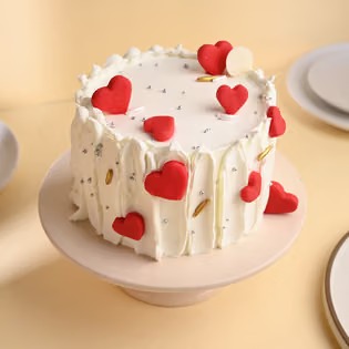 Little Heart of Love Red Velvet Cake image